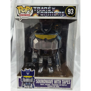 Funko Pop! Vinyl Figure Jumbo 10 in: Transformers Soundwave with Tapes
